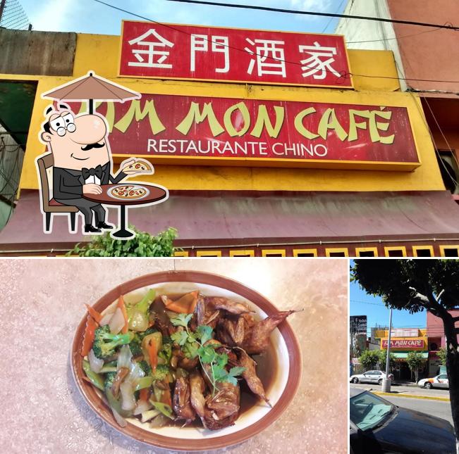 Las imágenes de exterior y mariscos en Kim Mon Cafe