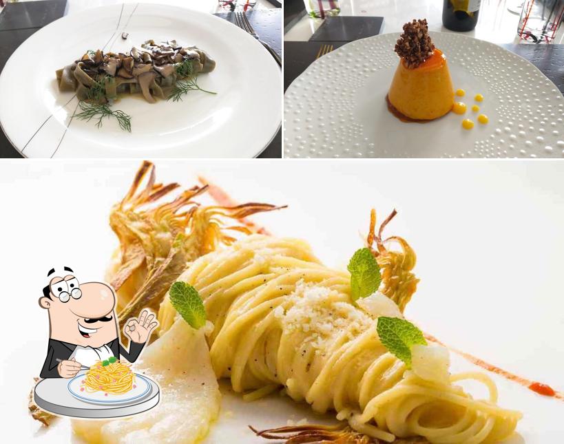 Spaghetti carbonara im Ristorante The Flair