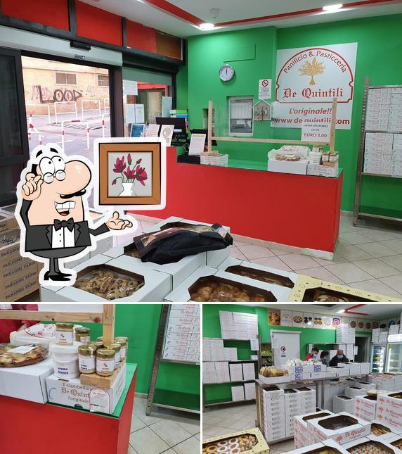 Gli interni di Panificio e Pasticceria De Quintili