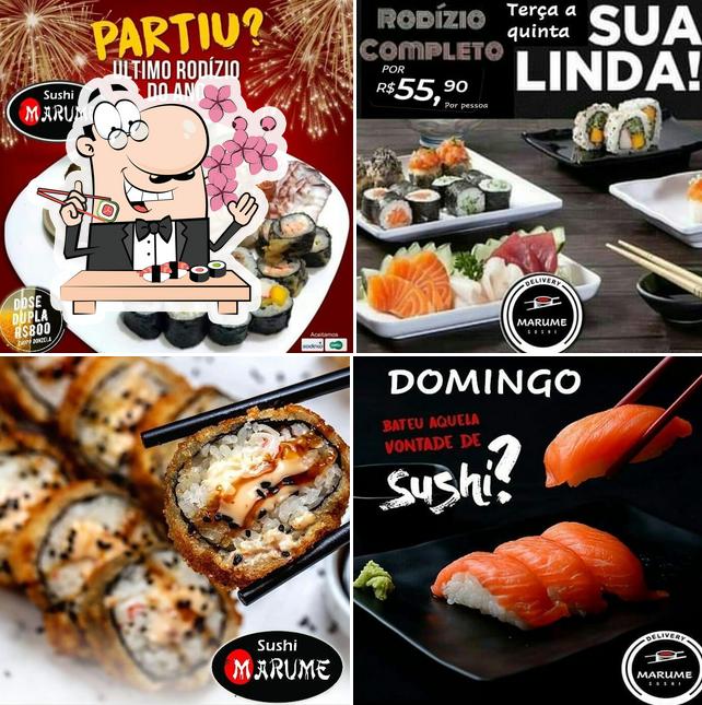 Prueba uno de sus diferentes tipos de sushi