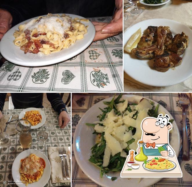 Cibo al Trattoria Polenta Belvedere