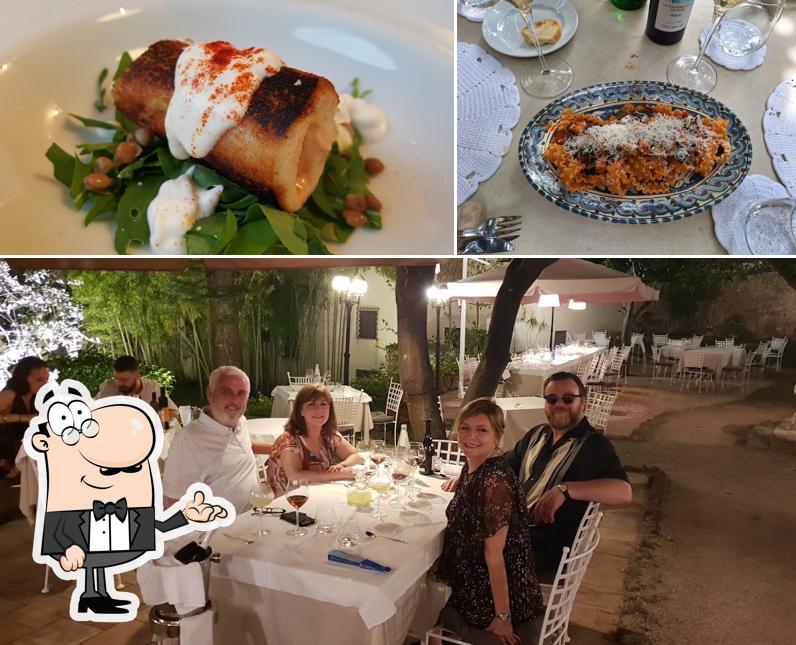 Tra le diverse cose da I Giardini di Babilonia, Restaurant in Taormina si possono trovare la interni e cibo