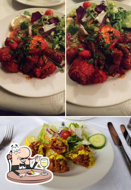 Food at Manzil Tandoori Restaurant