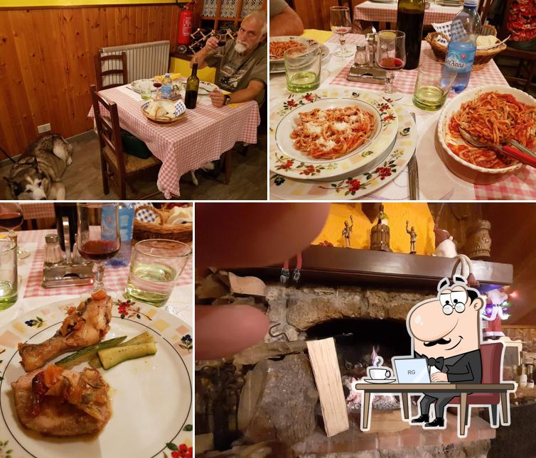 Gli interni di La Trattoria di Malco Claudio