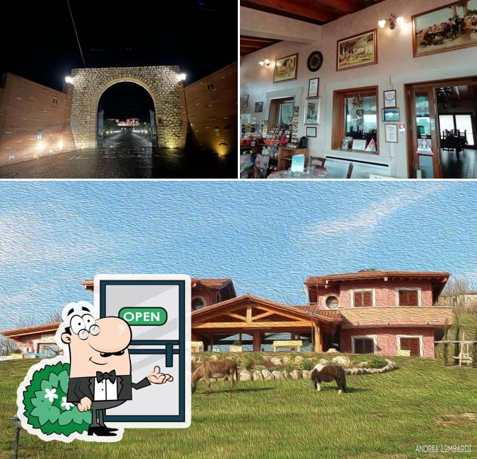 Goditi la vista dagli esterni di Agriturismo Ciociaro Il Colle Ristorante