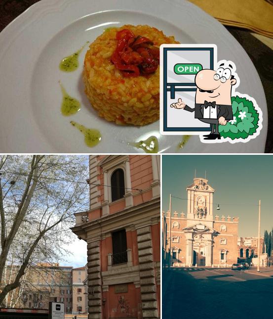 Ristorante Porta Pia si caratterizza per la esterno e cibo