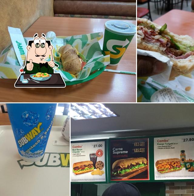 Platos en Subway