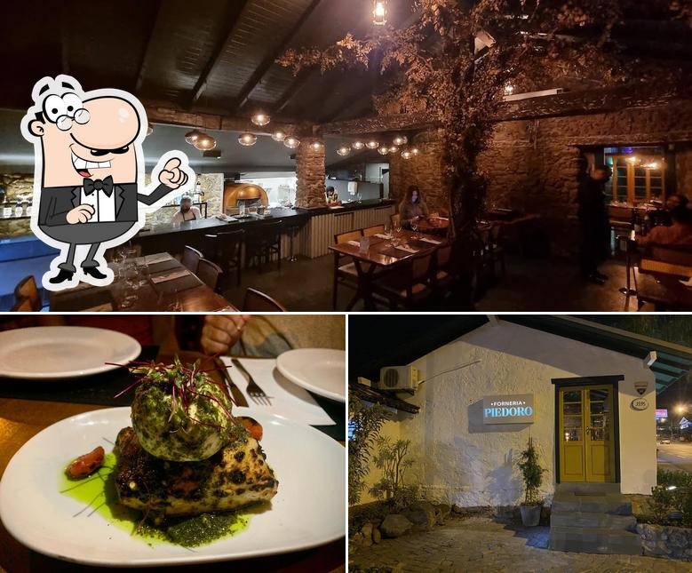 A foto da exterior e comida no Forneria Piedoro Restaurante Italiano em Florianópolis