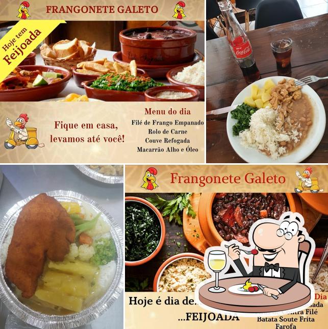 Comida em Frangonete Galeto