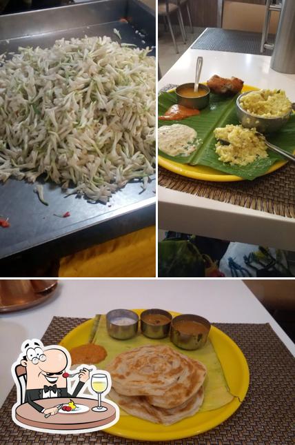 Food at Rich Saravana Bhavan