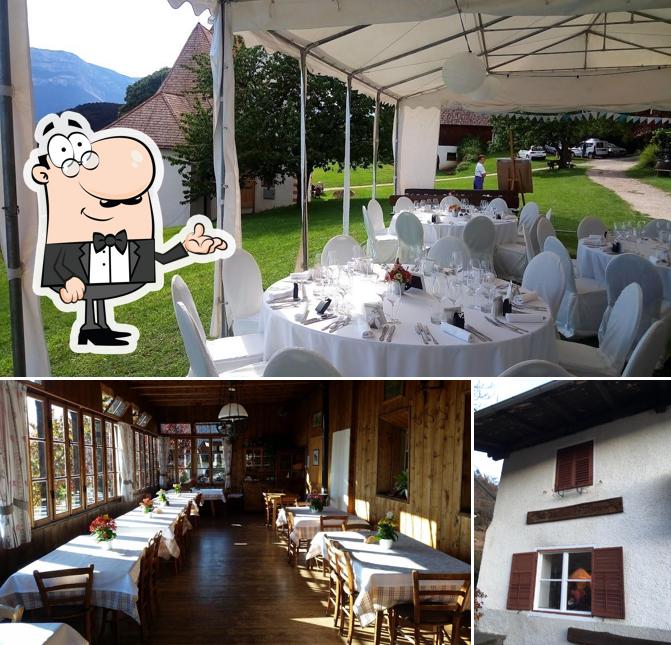 Gli interni di Gasthaus Messner