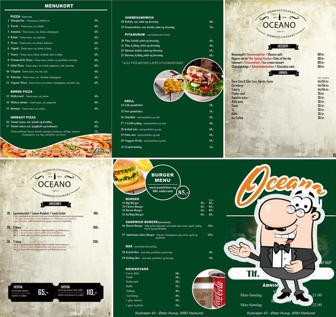 Munk Blacken Glad Oceano Pizza, Grill and Restaurant, Hadsund - Restaurant menu and reviews