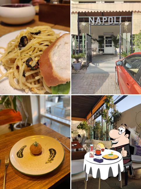 Try out a burger at Napoli Jaipur