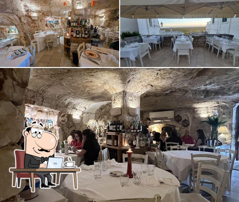 Gli interni di Osteria del Tempo Perso