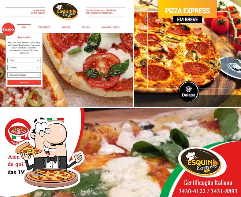 Peça pizza no Esquina Express