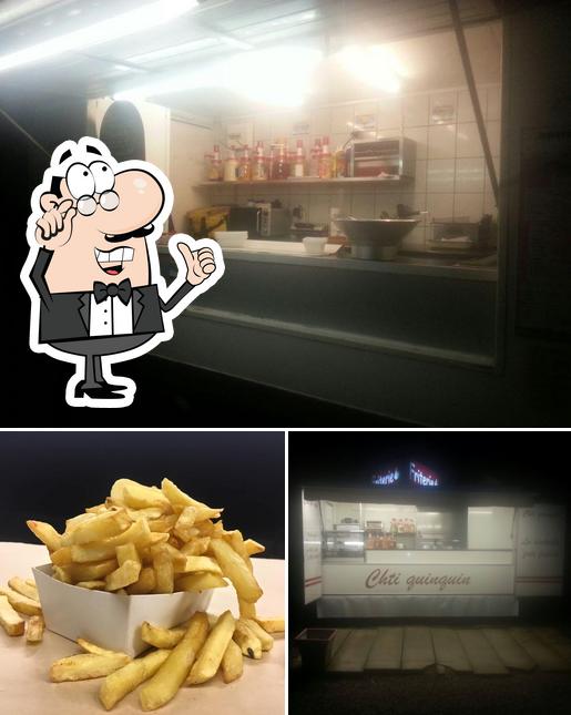 Friterie du chti quinquin Serques se distingue par sa intérieur et frites