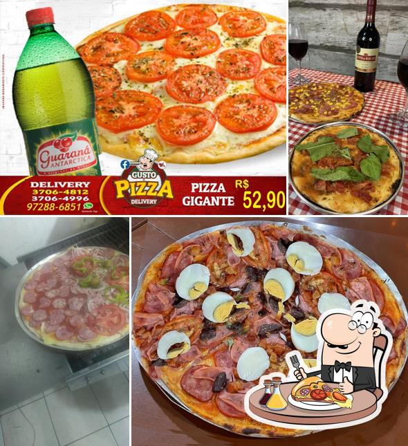 Peça diversos estilos de pizza