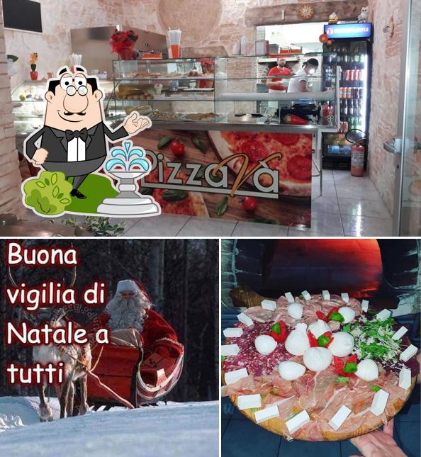 La esterno e interni del ristorante