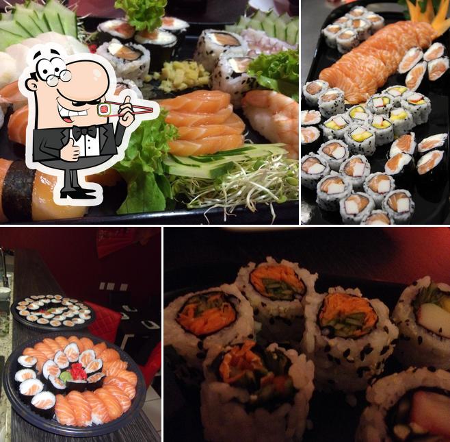 Escolha diversas opções de sushi