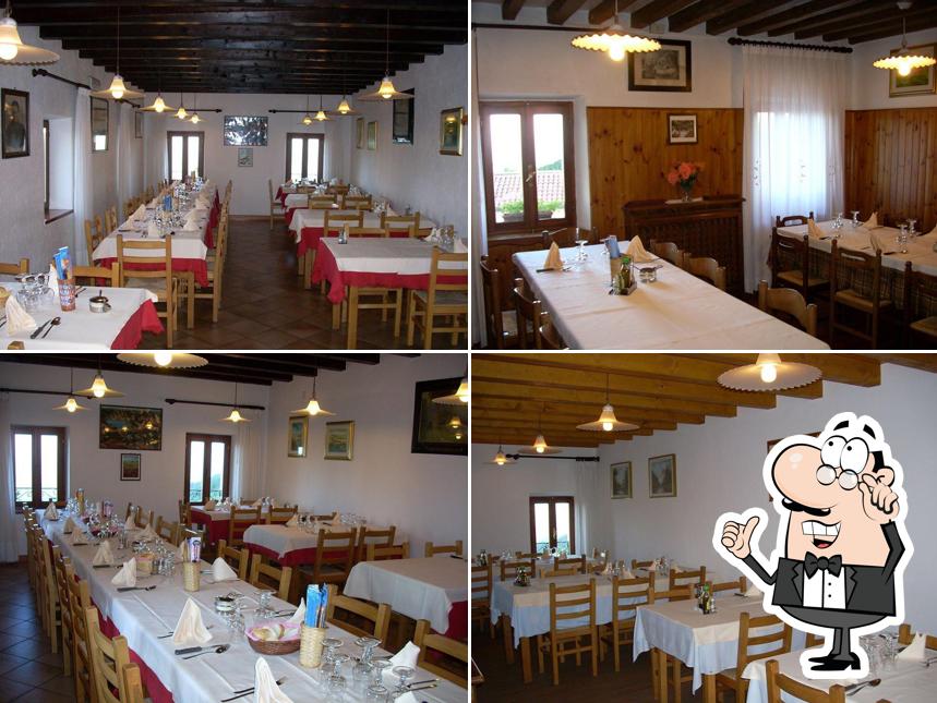 Gli interni di Trattoria Da Bertin