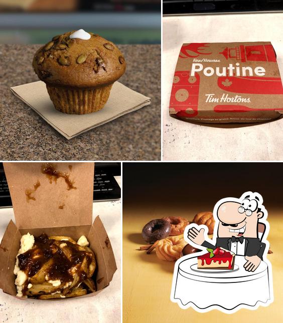 Tim Hortons offers a range of sweet dishes