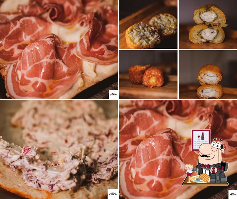 Pasti a base di carne sono disponibili a Alice Pizza Garbatella