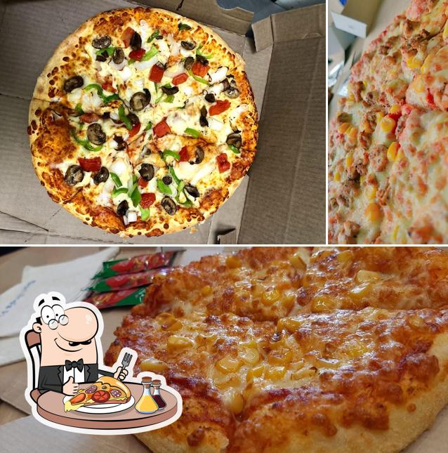 Get pizza at Domino's Pizza