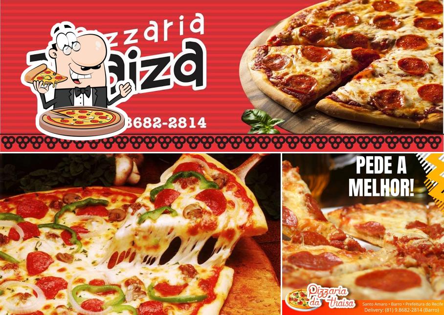 Consiga diferentes tipos de pizza