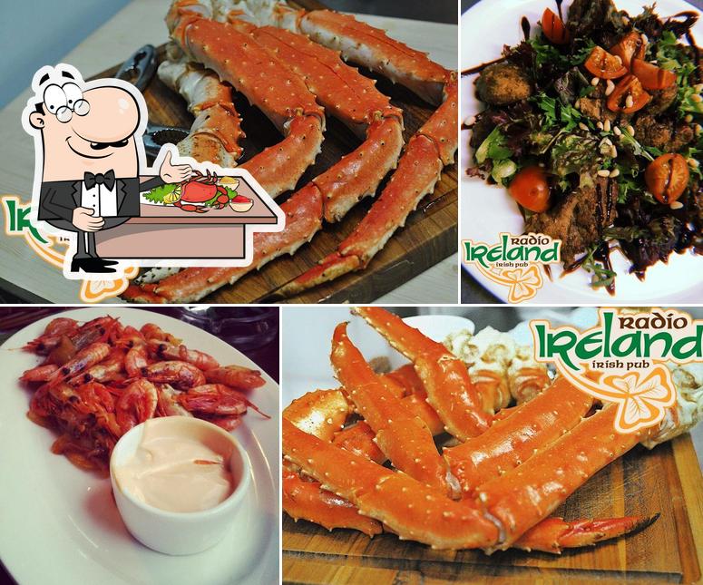 Закажите блюда с морепродуктами в "Пабе Радио Ирландии"