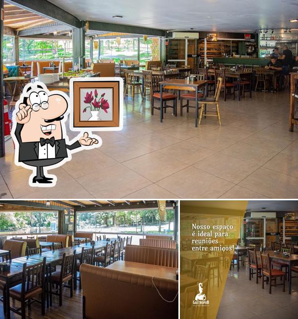 O interior do GastroPub