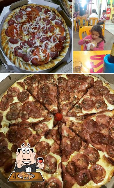 Experimente pizza no Pizzaria Villela