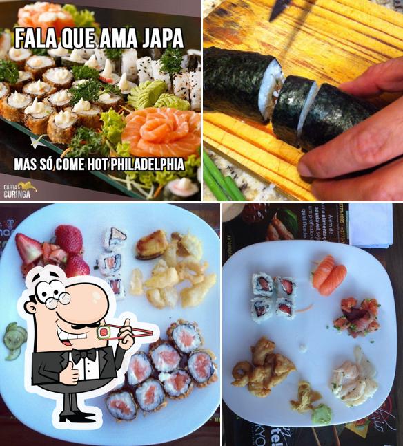 Experimente diversas opções de sushi