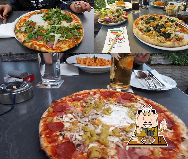 Prenez des pizzas à Ristorante D'OURO