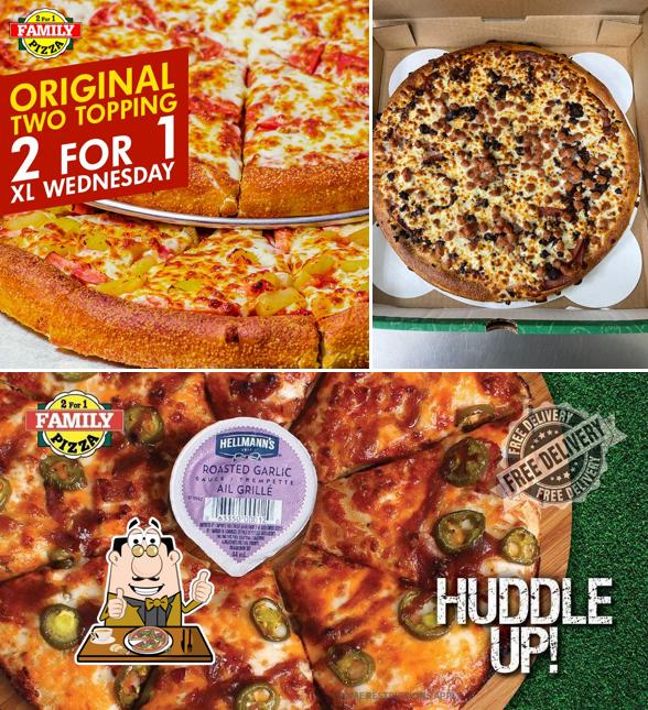 2 for 1 Family Pizza in North Battleford Restaurant menu and reviews