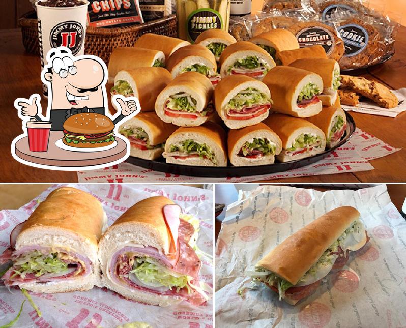 Get a burger at Jimmy John's