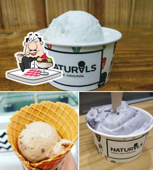 Natural Ice Cream offers a number of desserts