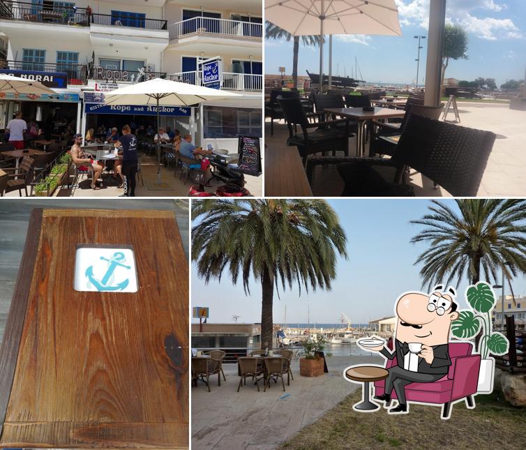 Pub y bar Rope and Anchor, Costa dels Pins, Passeo Del Moll 13 Carta