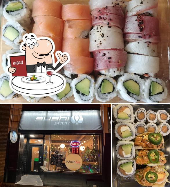 Comida en Sushi Shop Westminster