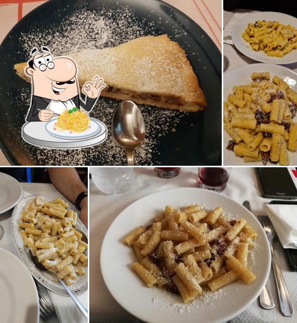 Spaghetti alla carbonara al Osteria Del Rione