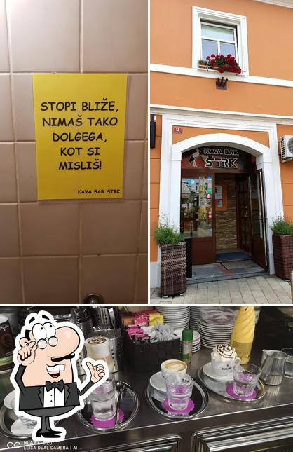 Gli interni di Kava Bar Štrk