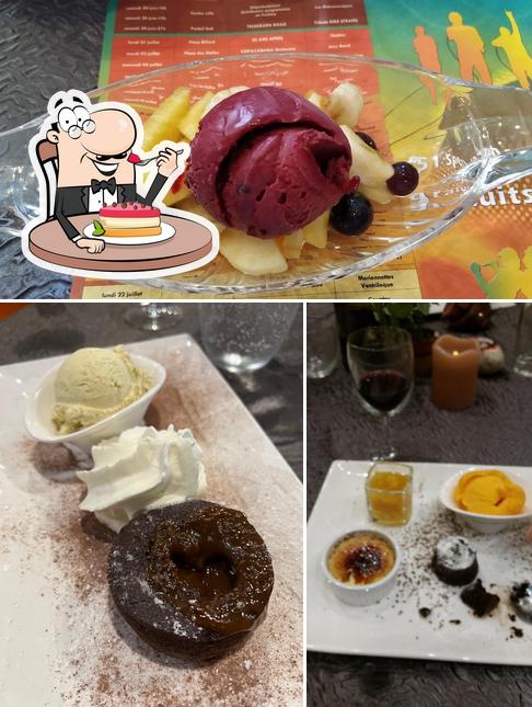 Restaurant L'Écume sert une éventail de desserts