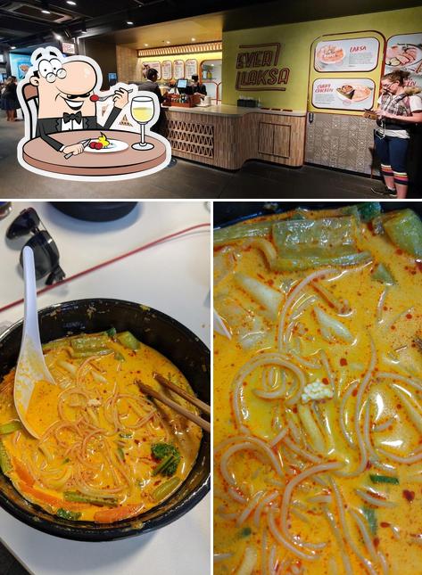 The picture of Ever Laksa’s food and interior