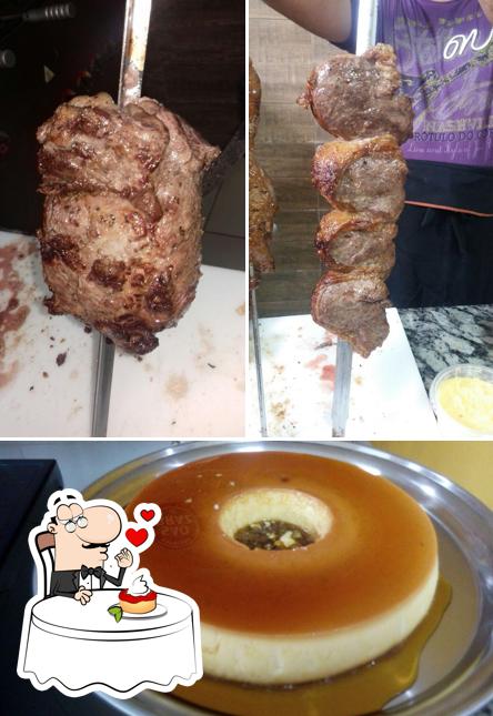 Picanha e Brasa Grill provê uma escolha de sobremesas