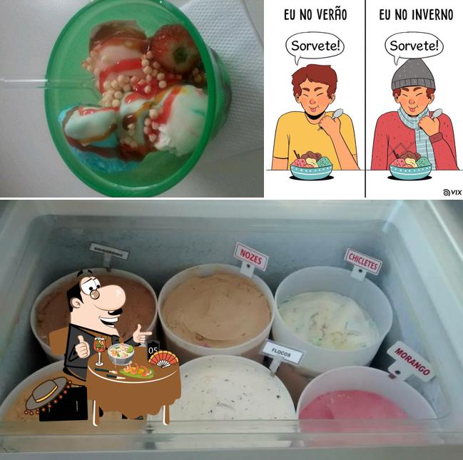 Comida em Sorvetes Crenata