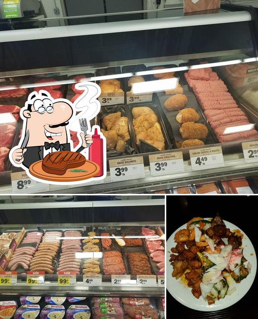 Order meat dishes at Meijer Bakery