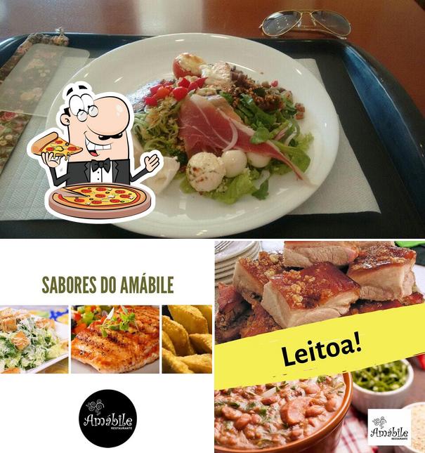 Try out pizza at Amábile Restaurante
