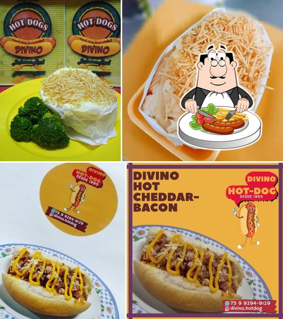 Comida em Divino Hot Dog