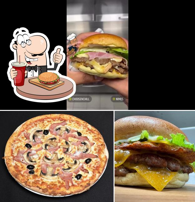 Les hamburgers de Choose N Chill Pizza & Burger will satisferont une grande variété de goûts