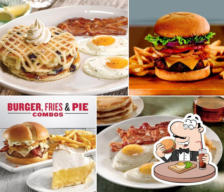 Order a burger at Perkins American Food Co