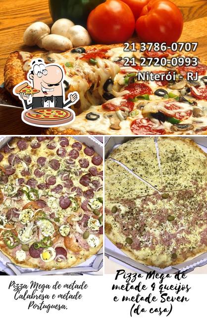 Consiga pizza no Seven Delivery